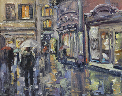 Evening In Rome van Kristen Olson Stone, Schilderij te koop op Singulart