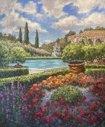 Belissimo Giardino van Kristen Olson Stone, Schilderij te koop op Singulart