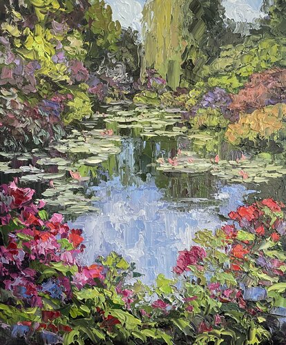 Summer Serenity van Kristen Olson Stone, Schilderij te koop op Singulart