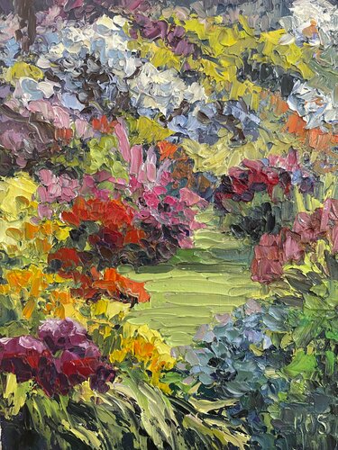 London Garden van Kristen Olson Stone, Schilderij te koop op Singulart