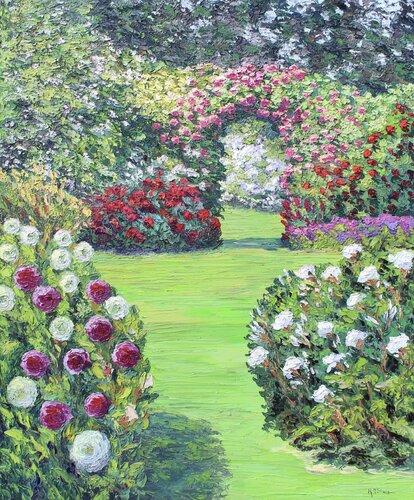 French Country Garden van Kristen Olson Stone, Schilderij te koop op Singulart