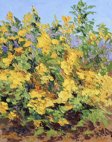Yellow Bells van Kristen Olson Stone, Schilderij te koop op Singulart