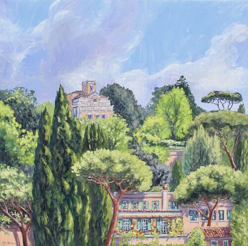 Borghese Gardens Villas Kristen Olson Stone
