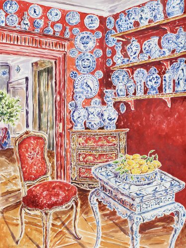 Opulent Chinoiserie von Kristen Olson Stone, Malerei kaufen auf Singulart