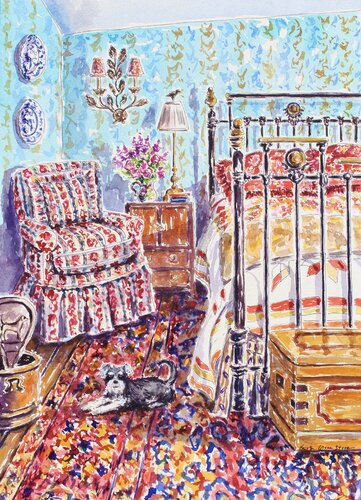 Cotswold Fairy-Tale Cottage van Kristen Olson Stone, Schilderij te koop op Singulart