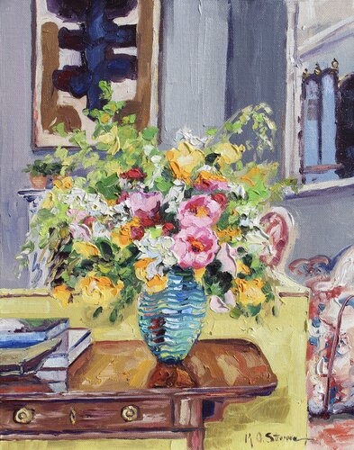 What A Special Surprise van Kristen Olson Stone, Schilderij te koop op Singulart