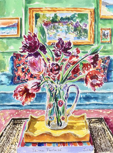 Spring In London van Kristen Olson Stone, Schilderij te koop op Singulart