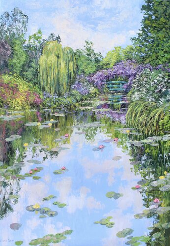 The Beauty Of Giverny van Kristen Olson Stone, Schilderij te koop op Singulart