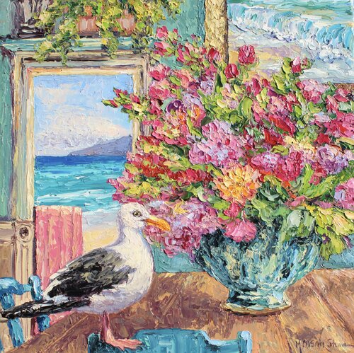 Eyeing The Prize von Kristen Olson Stone, Malerei kaufen auf Singulart