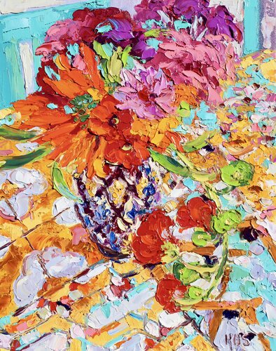 Summer Bliss van Kristen Olson Stone, Schilderij te koop op Singulart