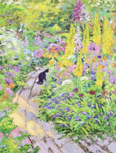 Cat And Mouse di Kristen Olson Stone, Pittura in vendita su Singulart
