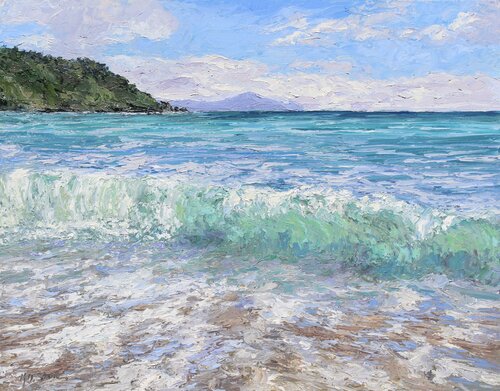 Kiwi Summer de Kristen Olson Stone, Pintura a la venta en Singulart