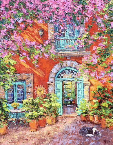 Mi Casa Su Casa by Kristen Olson Stone, Painting for Sale on Singulart