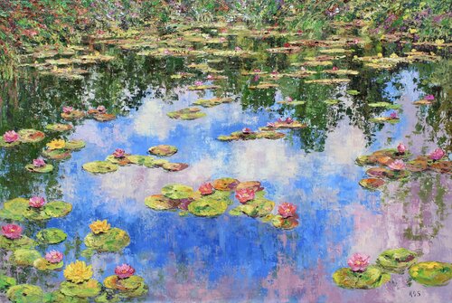 Reflections Of Giverny Kristen Olson Stone