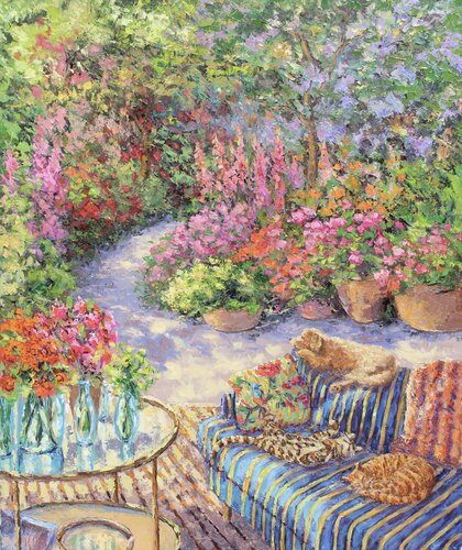 Garden Room Nap van Kristen Olson Stone, Schilderij te koop op Singulart