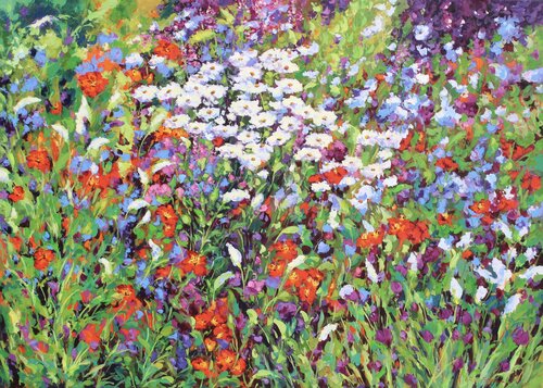 Beneath The Summer Sky by Kristen Olson Stone, Painting for Sale on Singulart