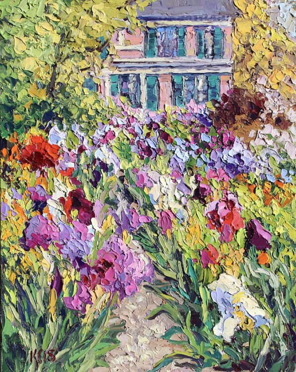 Monet's Flower Garden Kristen Olson Stone