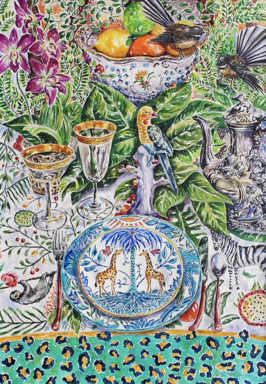 The Grand Safari Table Kristen Olson Stone
