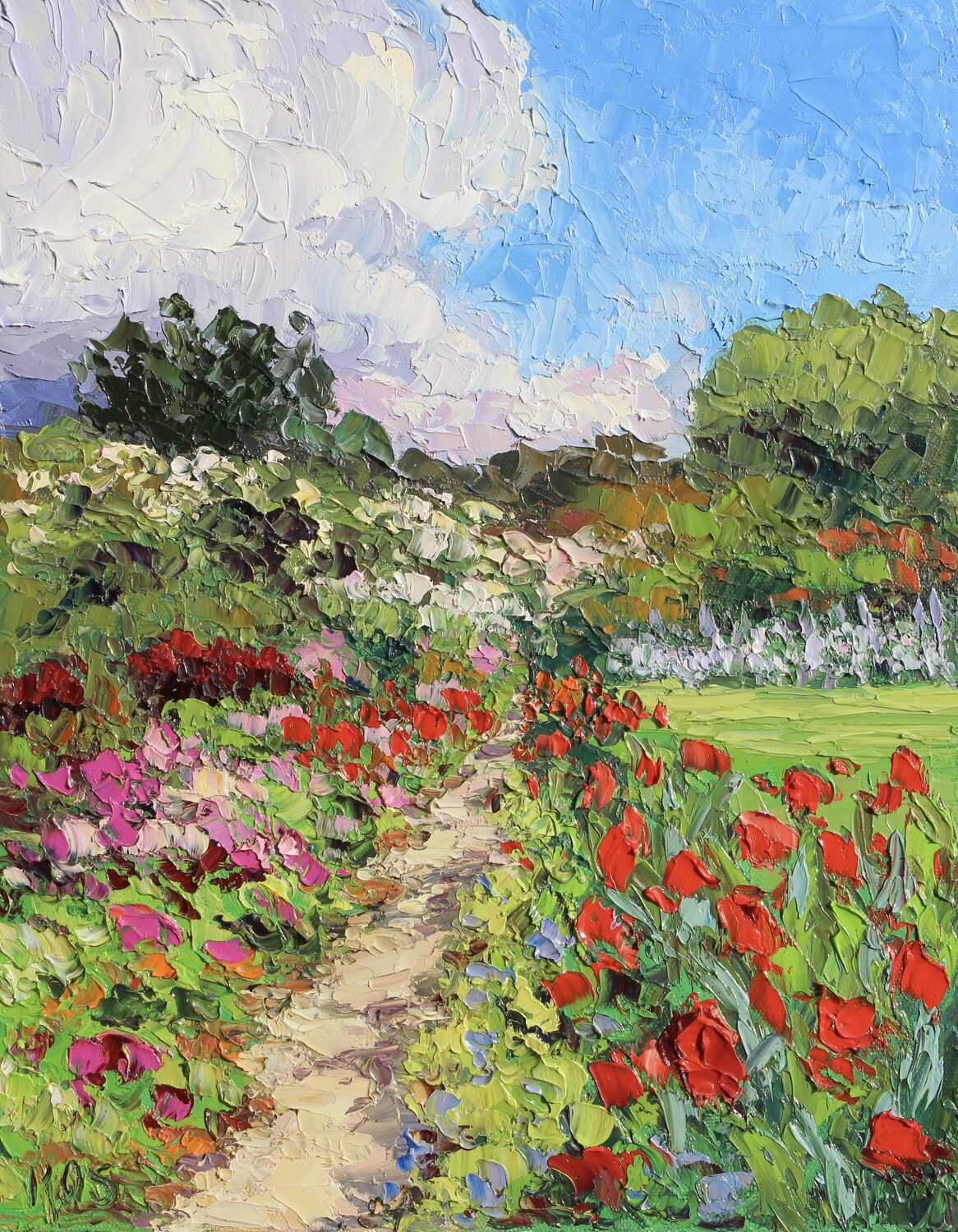 French Garden Path Kristen Olson Stone