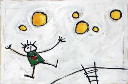 SUNBUBBLES van Hari Beierl, Schilderij te koop op Singulart