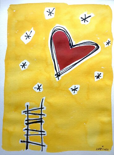 MY HEART par Hari Beierl, Peinture en vente sur Singulart