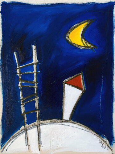 INTO THE NIGHT von Hari Beierl, Malerei kaufen auf Singulart