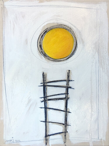 LADDER TO THE SUN von Hari Beierl, Malerei kaufen auf Singulart