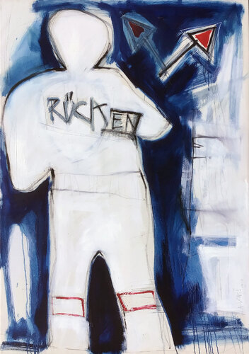 RÜCKEN par Hari Beierl, Peinture en vente sur Singulart