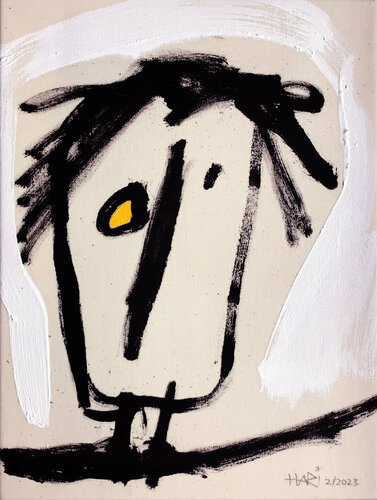YELLOW EYE von Hari Beierl, Malerei kaufen auf Singulart