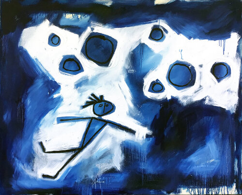 DEEP SEA DIVER par Hari Beierl, Peinture en vente sur Singulart