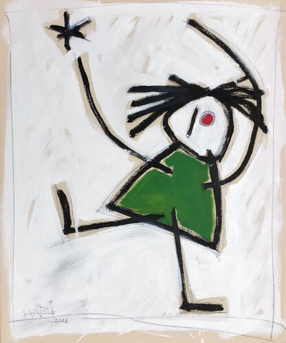 STERNDLWERFER ( Star thrower) von Hari Beierl, Malerei kaufen auf Singulart