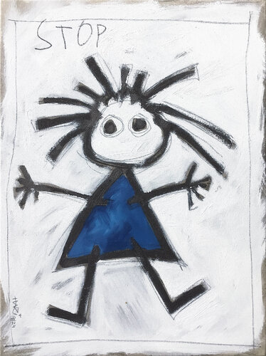 STOP von Hari Beierl, Malerei kaufen auf Singulart