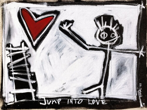 JUMP INTO LOVE von Hari Beierl, Malerei kaufen auf Singulart
