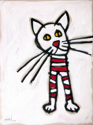 MY RED CAT di Hari Beierl, Stampa in vendita su Singulart