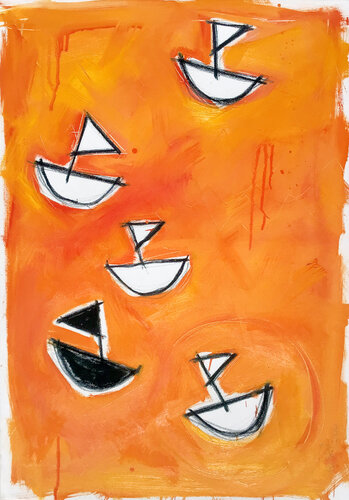 AGAINST THE WIND von Hari Beierl, Malerei kaufen auf Singulart
