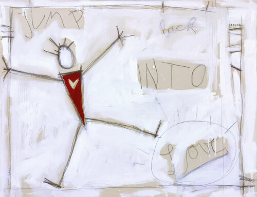 JUMP BACK INTO LOVE von Hari Beierl, Malerei kaufen auf Singulart