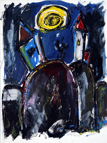 YELLOW EYES von Hari Beierl, Werk auf Papier kaufen auf Singulart