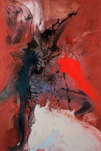 Carmin trail by Ilgvars Zalans, 회화 for Sale on Singulart