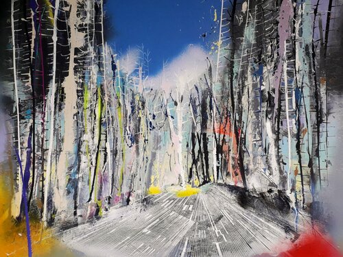 Fréquence de septembre by Ilgvars Zalans, Painting for Sale on Singulart