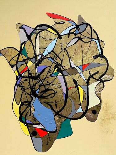 daily totem 027 di Ilgvars Zalans, Pittura in vendita su Singulart