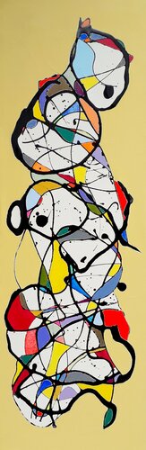 daily totem 030 di Ilgvars Zalans, Pittura in vendita su Singulart