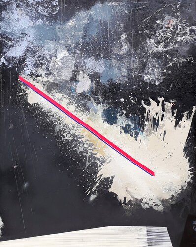 Perseid rain 028 von Ilgvars Zalans, Malerei kaufen auf Singulart