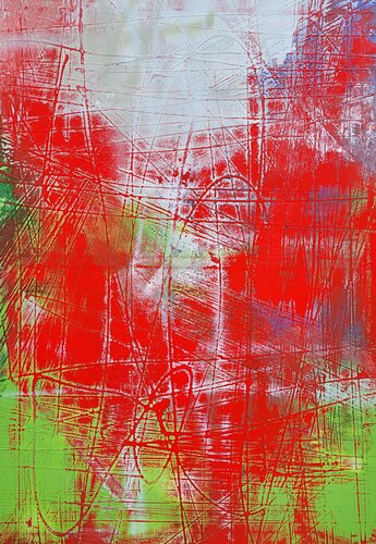 Colorful landscape 62/22 van Ilgvars Zalans, Schilderij te koop op Singulart