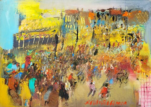 Amsterdam van Ilgvars Zalans, Schilderij te koop op Singulart