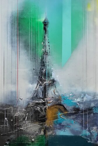 Tour Eiffel van Ilgvars Zalans, Schilderij te koop op Singulart