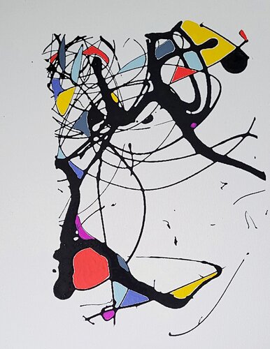 daily totem 069 di Ilgvars Zalans, Pittura in vendita su Singulart