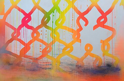 Border Zone van Ilgvars Zalans, Schilderij te koop op Singulart