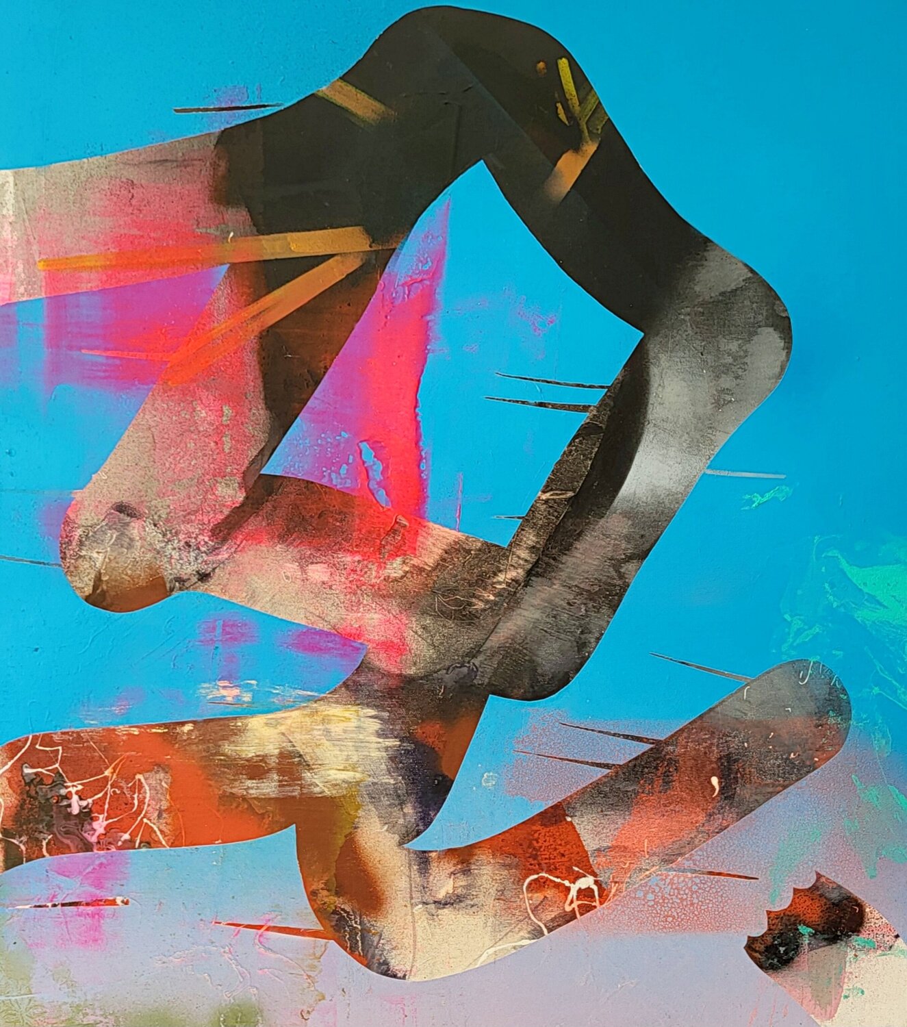 Silent Ukiyo.9 Ilgvars Zalans Original painting for sale