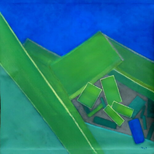 Montagne 2 von Isabelle Philips-Decramer, Malerei kaufen auf Singulart