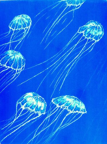 Méduses 10 par Isabelle Philips-Decramer, Œuvre sur papier en vente sur Singulart